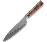 XIN CUTLERY XC139 couteau de chef en bois d'érable stabilisé et madré 20,5 cm