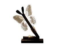xin da xin Lampe de table créative 3D acrylique papillon cadeau lampe, lampe de nuit LED atmosphère décorative lit tête d'économie d'énergie lampe de chevet, dimmable