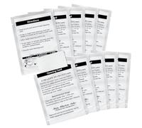 Xinafan Lot de 10 cartes de nettoyage 60622 compatibles avec Dymo LabelWriter 550 450 5XL 4XL Imprimante d'étiquettes Swipe, 8,5 x 5,4 cm