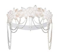 XINAJUND Bandeau élégant avec strass pour femme Style années 20 Bandeau à cheveux pour robe de soirée Festival de musique Accessoire de fête