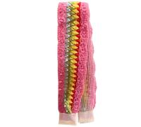 XINAJUND Bandeau en tricot pour adulte - Réglable - Élégant - Motif floral - Broderie - Décoration de cheveux pour tous les jours et les voyages