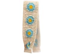 XINAJUND Bandeau en tricot pour adulte - Réglable - Élégant - Motif floral - Broderie - Décoration de cheveux pour tous les jours et les voyages