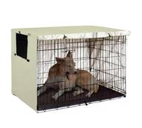 XINAJUND Cage de protection pliable pour chien avec fenêtre en maille pour activités de plein air et voyage