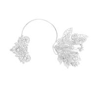 XINAJUND Serre-tête à fleurs et feuilles étincelantes pour mariée malais - Accessoire de fête - Accessoire de fête