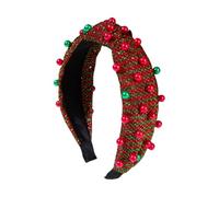 XINAJUND Serre-tête élégant à paillettes nouées pour fête de Noël Accessoire de fête