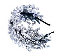 XINAJUND Serre-tête élégant en cristal pour femme - Fleur de cristal français - Bandeau de mariage - Accessoire de fête