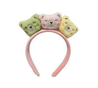 XINAJUND Serre-tête ours en fourrure avec oreilles d'animal de dessin animé pour déguisement d'Halloween - Joli chat - Jeu de rôle pour les fans