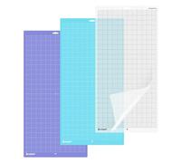 XINART Grande variété de tapis de découpe 12 x 24 cm pour Silhouette Cameo 4/3/2/1, (poignée standard x1, poignée légère x1, poignée solide x1) Tapis de cricket adhésif en vinyle 30,5 x 61 cm pour