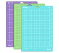 XINART Lot de 3 tapis de découpe pour Cricut Joy Xtra 8,5 x 12,21,6 cm x 30,5 cm - Accessoires pour cartes Cricut - Papier vinyle - Avec grille - Flexible et durable