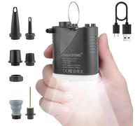XINBAOHONG Mini gonfleur portable de camping avec batterie de 2000 mAh rechargeable par USB pour flotteurs de piscine, matelas pneumatique, anneau de natation, sacs de rangement sous vide