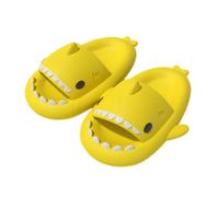 XinCDD Chaussons De Plage Shark Slides Claquettes De Requin Confortables Pour Hommes Et Femmes (Jaune, adult, women, numeric_42, numeric_range, eu_footwear_size_system, numeric_43, medium)