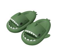 XinCDD Chaussons De Plage Shark Slides Claquettes De Requin Confortables Pour Hommes Et Femmes (Vert 1, adult, women, numeric_42, numeric_range, eu_footwear_size_system, numeric_43, medium)