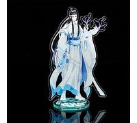 Xinchangda 15 cm Mo Dao Zu Shi Anime Personnage Acrylique Stand Wei Wu Xian/Lan Wang Ji Support de bureau avec design double face Support d'affichage de bureau