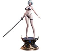 Xinchangda 2Bautomata Figure 2B Figurine d'action anime No.2 Type B Figurine modèle de maillot de bain Super taille Super Action Statue mobile Changement Tête Accessoires Figure Skulpture Décoration à