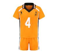 Xinchangda Anime Haikyuu Kuroo Tetsurou/Kozume Kenma Maillot de football/football/volleyball/survêtement à manches courtes et short pour homme et femme, Type 4, S