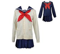 Xinchangda Anime My Hero Academia Cosplay Costume Himiko Toga High JK Uniforme scolaire pour femme et fille Chemise Jupe à manches longues Costume d'Halloween