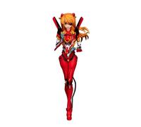 Xinchangda Asuka Langley Soryu Figurine de combat rouge 22 cm Position debout Figurine d'anime Modèle de décoration de bureau