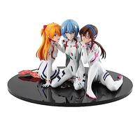 Xinchangda Asuka Langley Soryu Lot de 3 Figurines, Ayanami Rei Figurine Anime Action Figurine à Collectionner 8 cm
