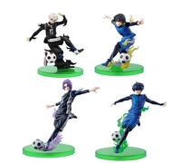 Xinchangda Blue Lock Isagi Yoichi Figures, Seishiro Nagi/Reo Mikage/Bachira Meguru Anime Figure Statues Anime Action Figurine