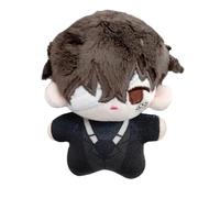 Xinchangda BSD Dazai Osamu Peluche Anime Dazai Osamu Oreiller en peluche PP Coton Pendentif Porte-clés Doux Personnage Sac à dos Charme Cartoon Mini Peluche Porte-clés
