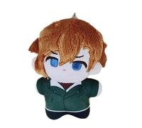 Xinchangda BSD Nakahara Chuuya Peluche Anime Nakahara Chuuya Oreiller en peluche PP Coton Pendentif Porte-clés Doux Personnage Sac à dos Charme Cartoon Mini Peluche Porte-clés