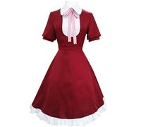 Xinchangda Bungo Stray Dogs Costume de costumade Elise Rouge Uniforme Elise Anime Cosplay Halloween Costume de fête