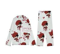 Xinchangda Bungo Stray Dogs Pyjama à manches longues et pantalon Nakahara Chuuya Nakajima Atsushi Anime Pyjama Lounge Wear Vêtements de nuit Cartoon Vêtements de nuit Adulte, Ranpo Edogawa, L