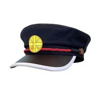 Xinchangda Chapeau Hanako-kun noir attaché aux toilettes Yugi Amane/Yugi Tsukasa Cosplay Chapeau avec badge Anime Accessoires