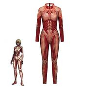 Xinchangda Costume de cosplay Arnie Leonard pour femme, en titane, géant, anime, combinaison pour Halloween, fête de Noël