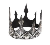 Xinchangda Couronnes de roi pour adultes - Couronne de roi médiévale pour homme et femme - Accessoires de fête à thème d'Halloween et de cosplay