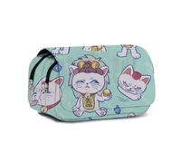 Xinchangda DAN DA DAN Trousse à crayons double fermeture éclair grande capacité Turbo Granny Okarun Trousse multifonction pour garçons et filles, Type 10., 22*12*9cm, Ensemble cartable