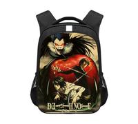 Xinchangda Death Note Sac à dos léger Yagami Ryuuku Anime Sac d'école imprimé 3D Casual Daypacks Sac de voyage Misa Amane Sac à dos en toile pour garçons et filles, Type 1, 44*30.5*16CM