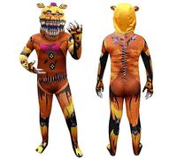 Xinchangda FNAF Costume de cosplay FNAF Fazbear, Bonnie le Bunny Chica le Poulet Foxy the Pirate Piazzaria Costume pour enfant Halloween