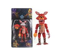 Xinchangda FNAF Figurines articulées Five Nights Game - Nightmare Foxy/Bonnie/Fazbear/Chica/Policeman, 16,5 cm (henjiayeu)