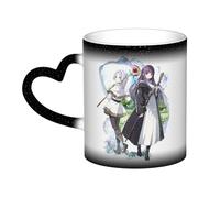 Xinchangda Frieren: Beyond Journey's End Tasse à changement de couleur Anime Frieren/Fern Magic Mark Tasse en céramique Tasse à café Tasse à thé Cadeaux créatifs