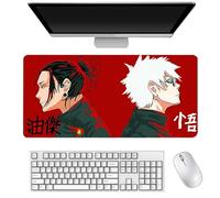 Xinchangda Gojo Satoru Tapis de souris Geto Suguru/Fushiguro Toji Anime Cartoon Tapis de souris en caoutchouc antidérapant pour ordinateur de bureau PC portable bureau 40 x 90 cm