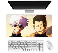 Xinchangda Gojo Satoru Tapis de souris Geto Suguru/Fushiguro Toji Anime Cartoon Tapis de souris en caoutchouc antidérapant pour ordinateur de bureau PC portable bureau 40 x 90 cm