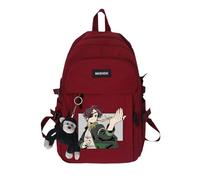 Xinchangda Haruka Sac à dos Haruka/Suo Hayato Anime Sac à dos d'école Grande capacité Dessin animé Étudiants Sac à bandoulière pour adolescents, Rouge 02, 30*13*44cm