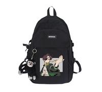 Xinchangda Haruka Sac à dos Haruka/Suo Hayato Anime Sac à dos d'école Grande capacité Dessin animé Étudiants Sac à bandoulière pour adolescents, Noir 02, 30*13*44cm