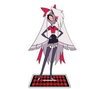 Xinchangda Hazbin Hôtel Anime Figure Acrylique Stand Alastor/Angel Dust/Charlie Morningstar/Vaggie Model Statue Bureau Affichage Figurines debout