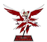 Xinchangda Hazbin Hôtel Anime Figure Acrylique Stand Alastor/Angel Dust/Charlie Morningstar/Vaggie Model Statue Bureau Affichage Figurines debout