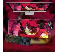 Xinchangda Hazbin Hôtel Anime Tapis de souris Alastor/Ange Dust/Charlie Morningstar/Tapis en caoutchouc antidérapant Vaggie Sir Pentious Big Tapis de souris 30 x 80 cm