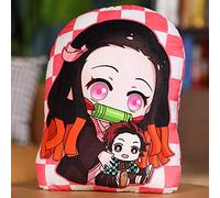 Xinchangda Kamado Tanjiro Oreiller Shinazugawa Sanemi Anime Oreiller 45 cm Kanroji Mitsuri Coussin décoratif de dessin animé Coussin décoratif pour canapé Décoration de la maison