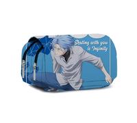 Xinchangda Kyan Reki Trousse à crayons Anime Langa Hasegaw/Chinen Miya Grande capacité Sac à stylos Sac de papeterie pour étudiants, type 2, 22*9*12CM
