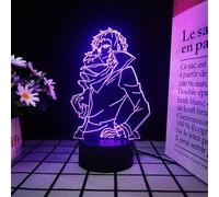 Xinchangda Lampe illusion 3D Bungo Stray Dogs Akutagawa Ryunosuke - Veilleuse tactile tactile pour Noël, anniversaire, cadeau créatif pour enfants