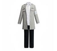 Xinchangda Levi Costume de cosplay Eren Jaeger - Tenue de cosplay d'anime - Uniforme de scoutisme - Ailes de la liberté - Ensemble complet pour Halloween