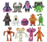 Xinchangda Lot de 13 figurines My Singing Monsters en PVC de 4,5 à 9 cm - Collection de figurines d'action - Décoration de gâteau - Décoration de bureau - Cadeau pour les fans