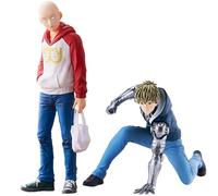 Xinchangda Lot de 2 figurines Genos Saitama - Modèle de bataille en PVC - Figurines d'action Genos - Collection - Décoration de bureau - Décoration de bureau - Cadeau