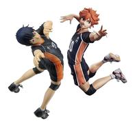 Xinchangda Lot de 2 figurines Hinata Shoyo et Tobio Kageyama de 17 cm - Figurines d'action Haikyuu - Figurine de décoration de bureau - Objets de collection pour les fans