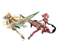Xinchangda Lot de 2 figurines Xenoblade 21 cm Anime Mythra Hikari et Pyra Homura - Figurine de collection - Décoration de bureau - Cadeaux pour les fans